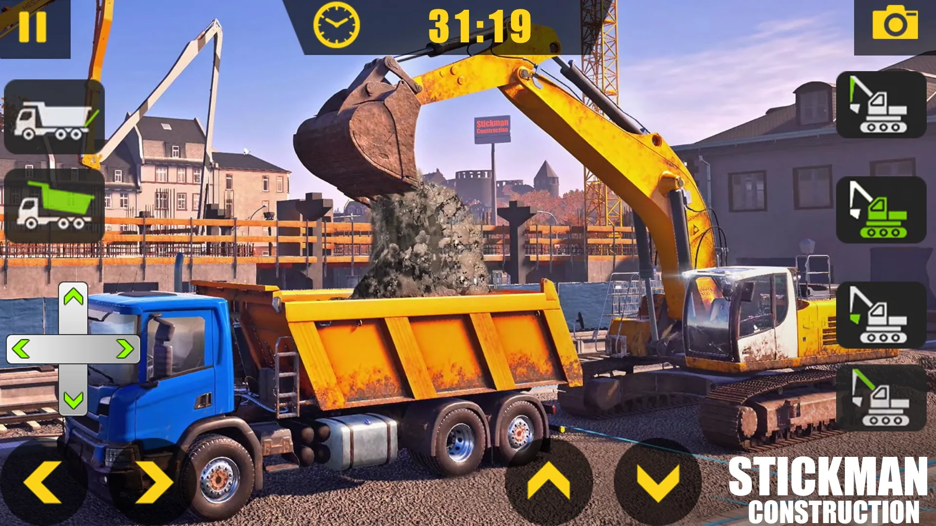 Stickman City Construction [мод: бесплатные награды] Screenshot 5