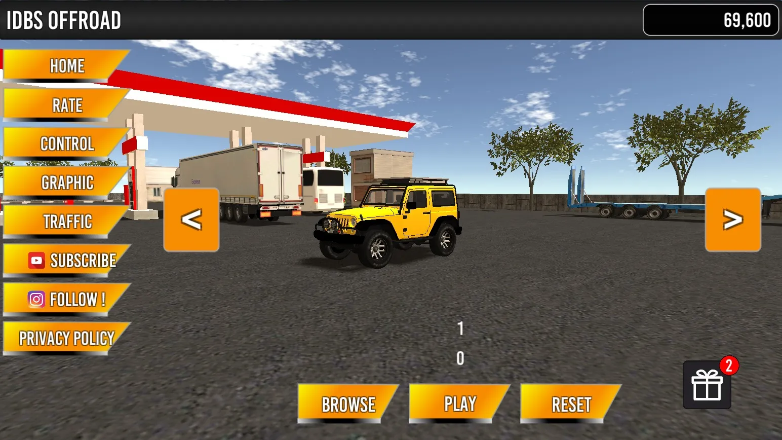 IDBS Offroad Simulator [мод: много денег] Screenshot 1
