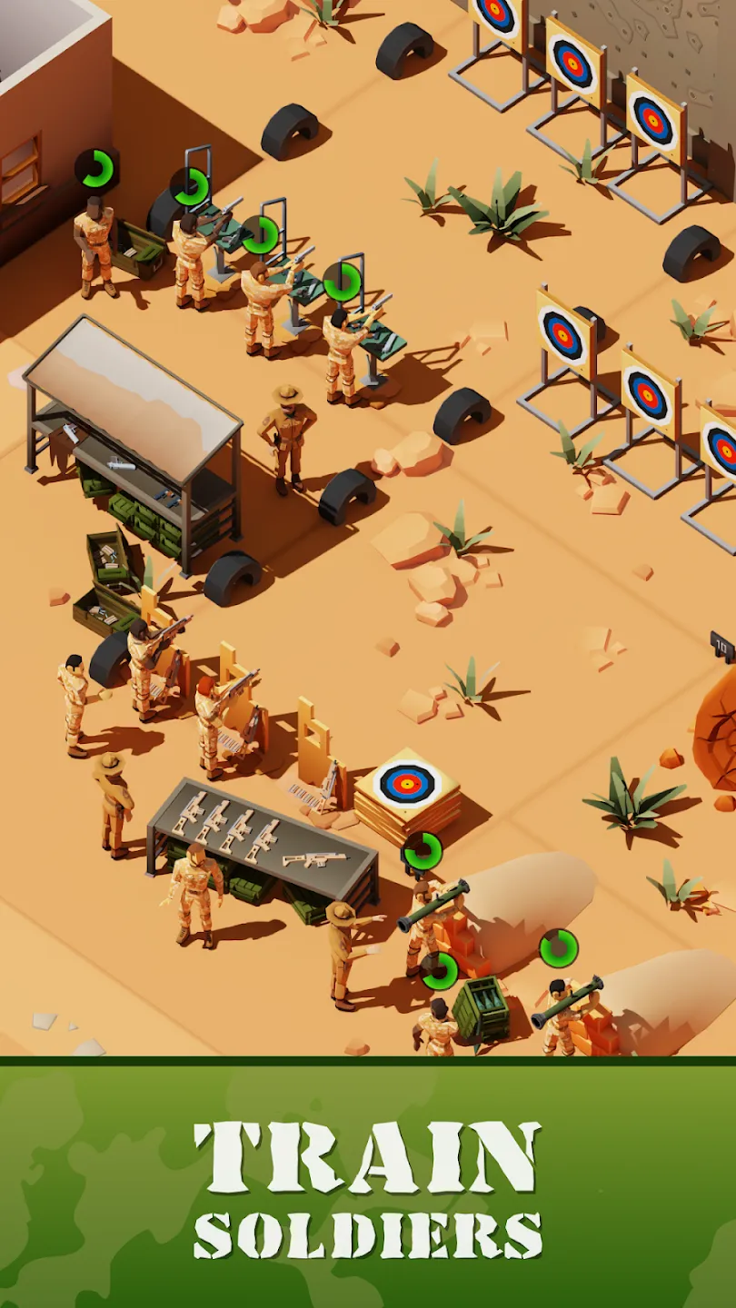 The Idle Forces: Army Tycoon v1.2.0 APK Мод (Много денег) Screenshot 1