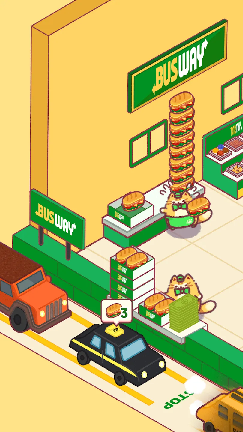 Cat Snack Bar v1.0.213 APK Мод (Меню, Много алмазов) Screenshot 1