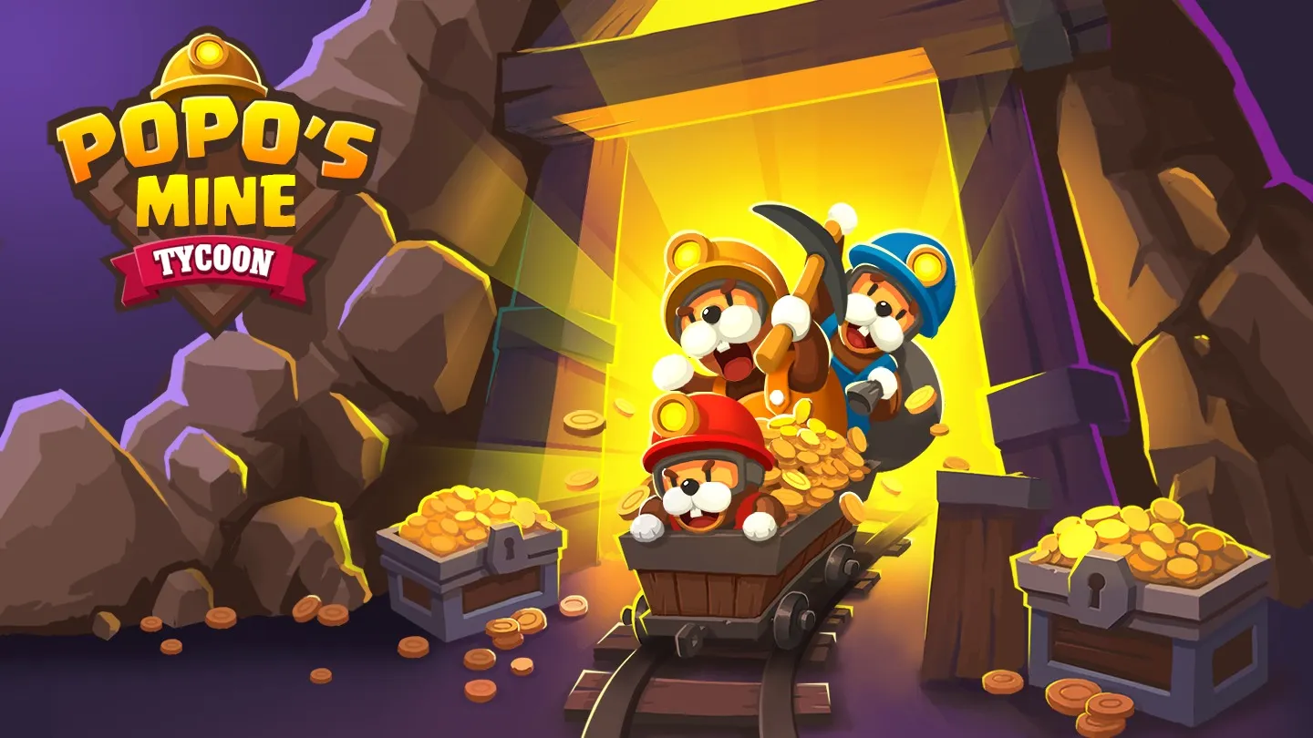 Popo Mine: Idle Mineral Tycoon [мод: много денег] Screenshot 3