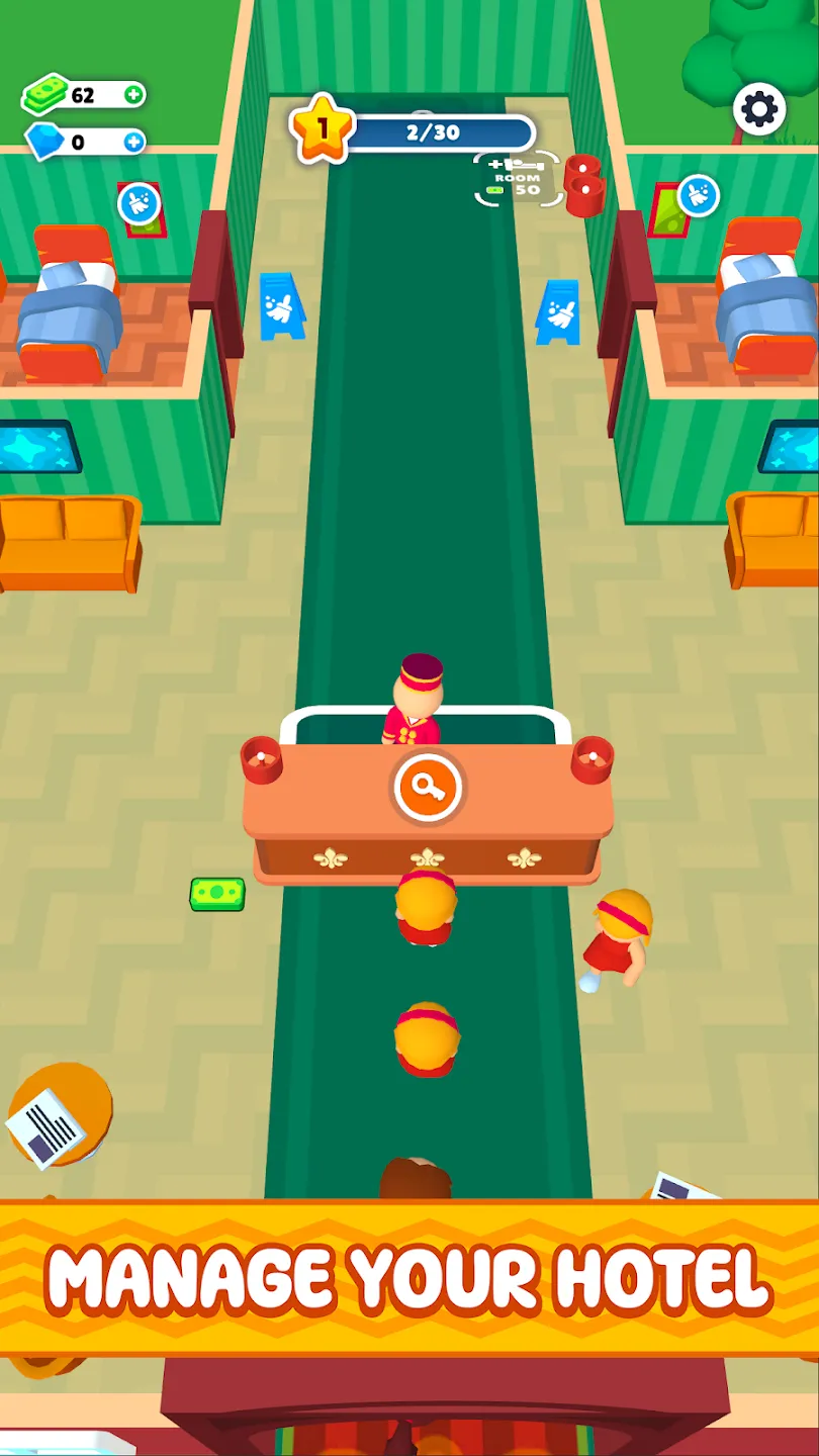 My Perfect Hotel v1.33.2 APK Мод (Бесплатные награды) Screenshot 1
