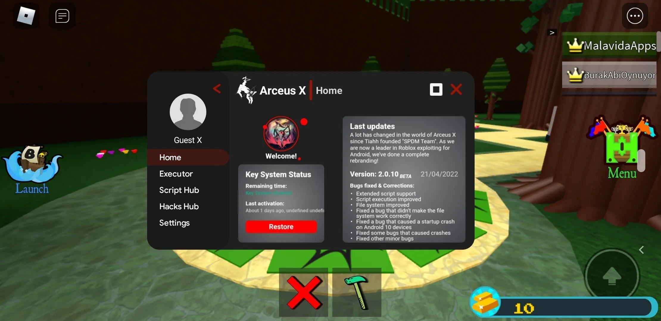 Arceus X NEO v1.9.7 APK Screenshot 4