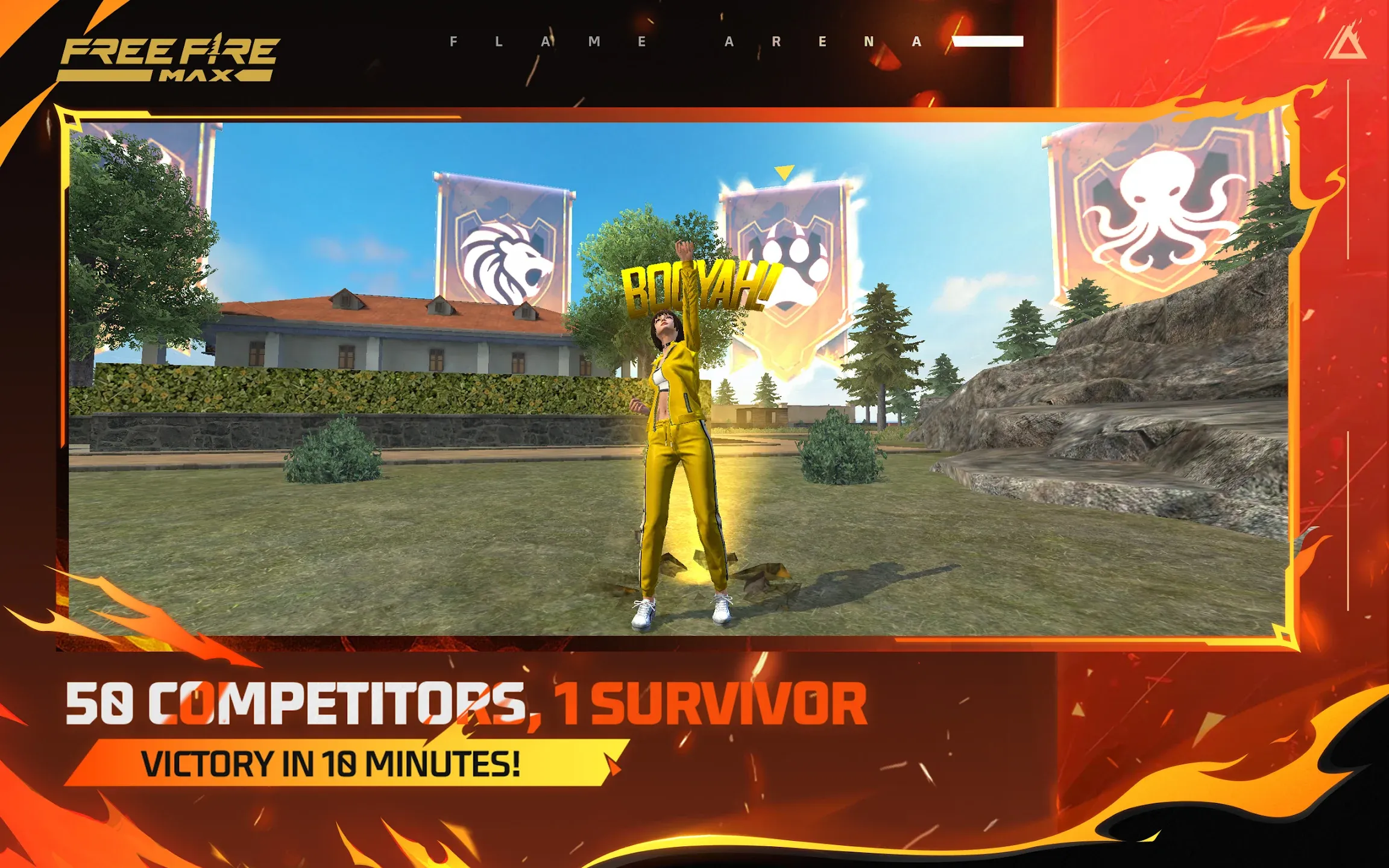 Free Fire MAX v2.124.1 APK Мод (Мега Меню, WallHack, Auto Headshot, Menu Mod) Screenshot 2