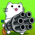 Скачать Кот война: игры без интернета [мод: много денег] на Андроид