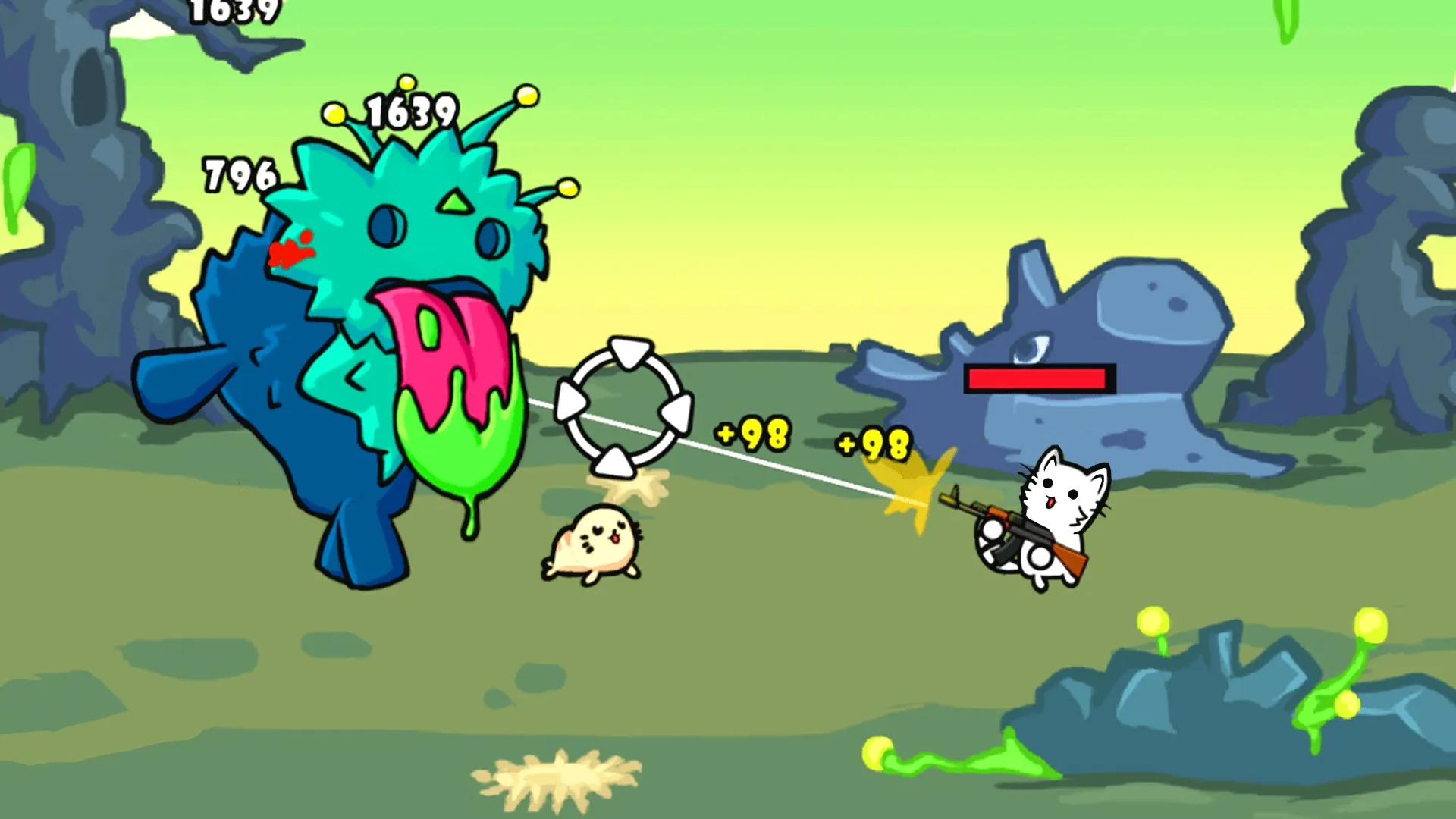 Кот война: игры без интернета [мод: много денег] Screenshot 4