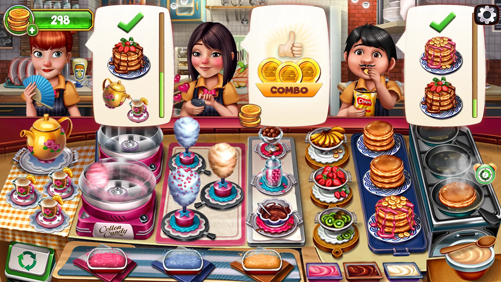 Кулинарная Команда – Ресторанные игры [мод: много денег] Screenshot 4