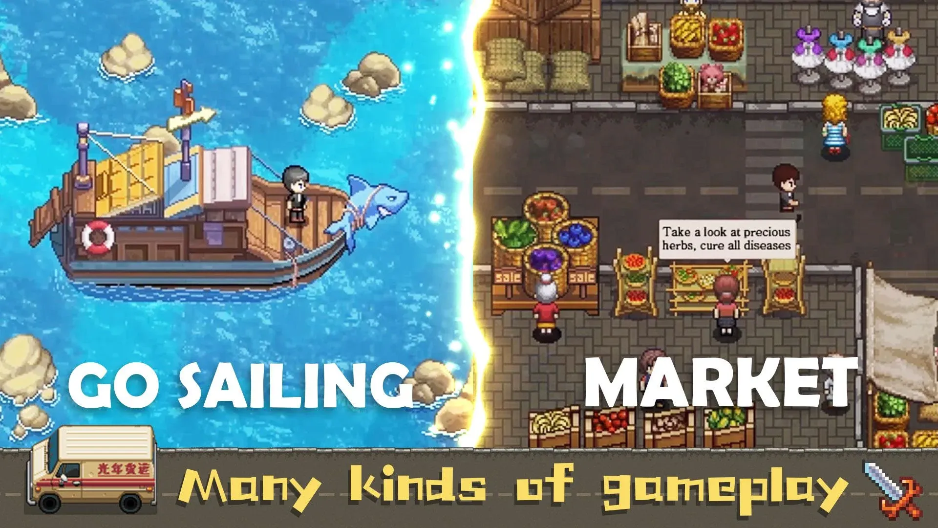 Harvest Town v3.0.0 APK Мод (Меню, Режим бога, Много энергии, Скорость) Screenshot 3