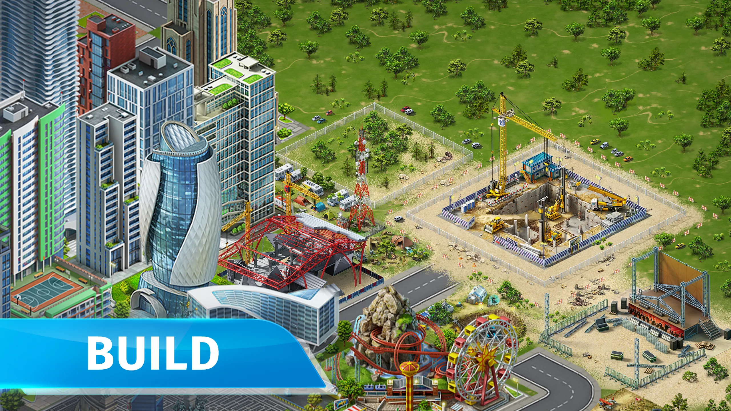 Аэропорт Сити: Построй город v8.48.00 APK Мод (Много денег) Screenshot 2