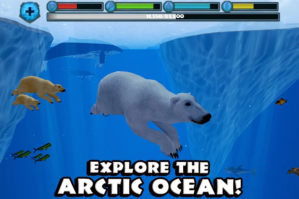 Polar Bear Simulator [мод: полная версия] Screenshot 3