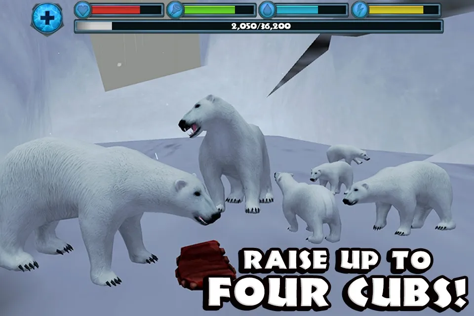 Polar Bear Simulator [мод: полная версия] Screenshot 5