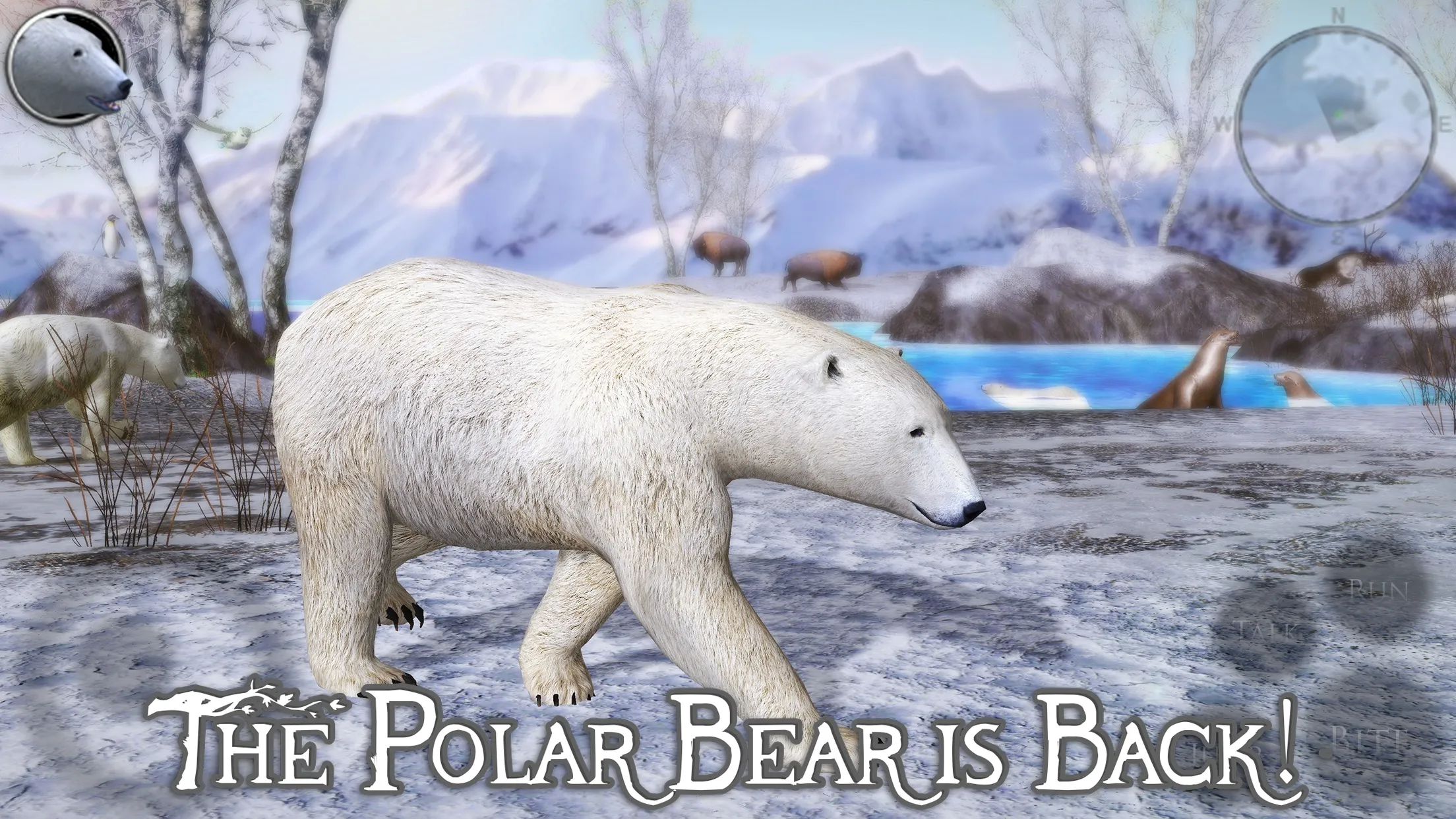Polar Bear Simulator 2 [мод: много очков навыков] Screenshot 1