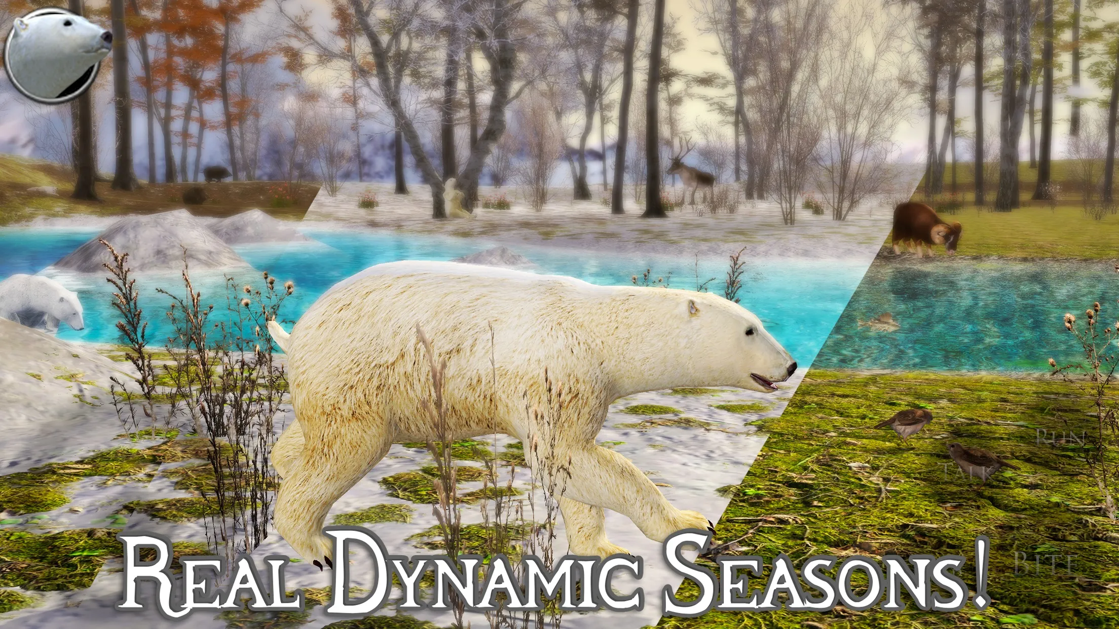 Polar Bear Simulator 2 [мод: много очков навыков] Screenshot 2