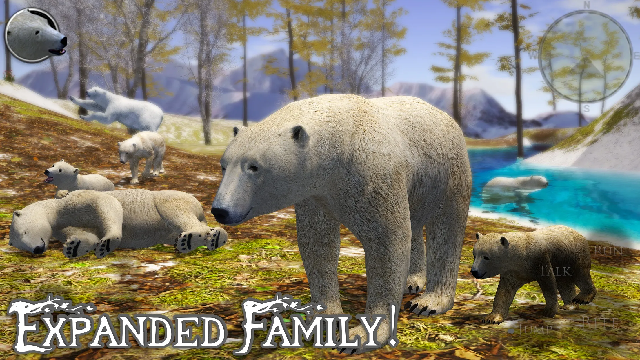 Polar Bear Simulator 2 [мод: много очков навыков] Screenshot 4