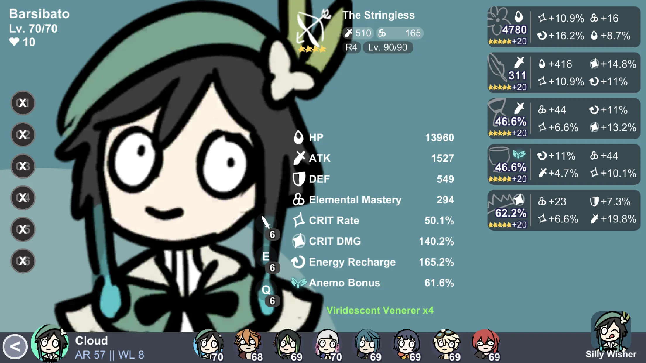 Silly Wisher v0.74 APK Мод (Много денег) Screenshot 3