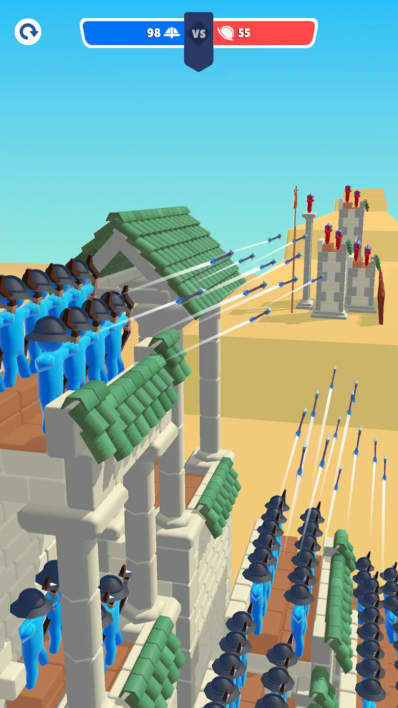 Archery Bastions: Захват замка v0.20.4 APK Мод (Много денег) Screenshot 1