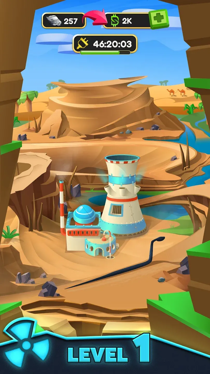 Nuclear Idle: Бизнес симулятор v0.7.2 APK Мод (Много денег) Screenshot 1