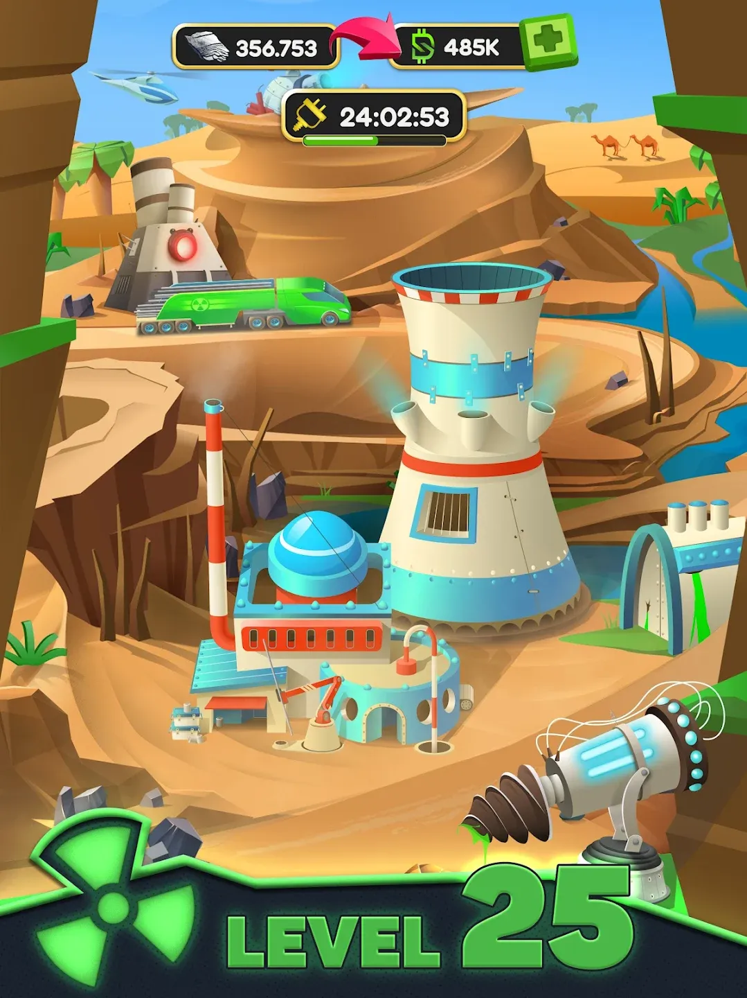 Nuclear Idle: Бизнес симулятор v0.7.2 APK Мод (Много денег) Screenshot 5