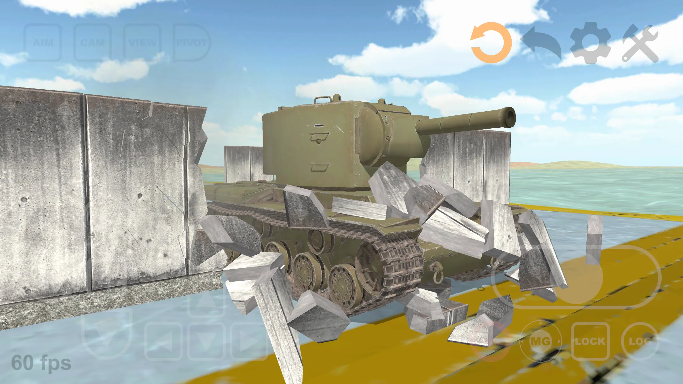 Tank Physics Mobile Vol.1 v9.1 APK Мод (Без рекламы) Screenshot 1 Tank Physics Mobile Vol.1 v9.1 APK Мод (Без рекламы) Screenshot 1