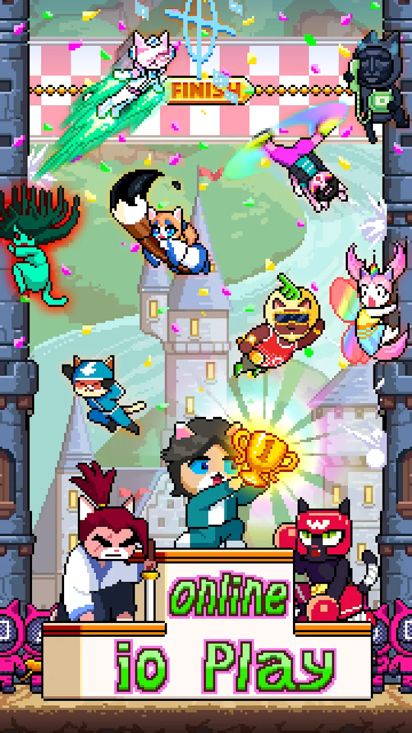 Cat Jump v1.1.317 APK Мод (Меню, Много денег, Всё открыто) Screenshot 3