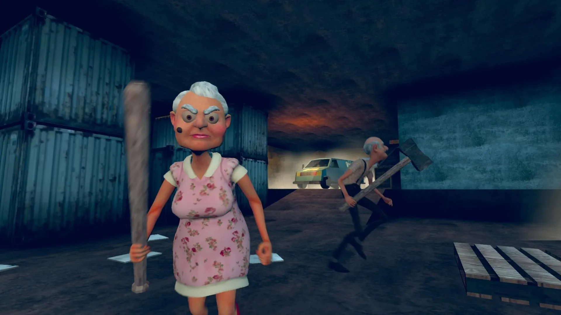 Grandpa & Granny 4 Online Game [мод: бесплатные награды] Screenshot 1