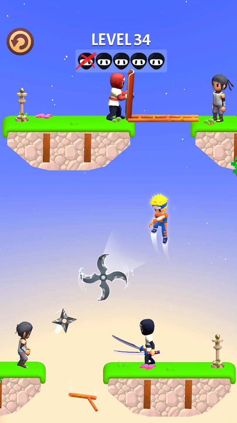 Kunai Master: Ninja Assassin [мод: много денег] Screenshot 3