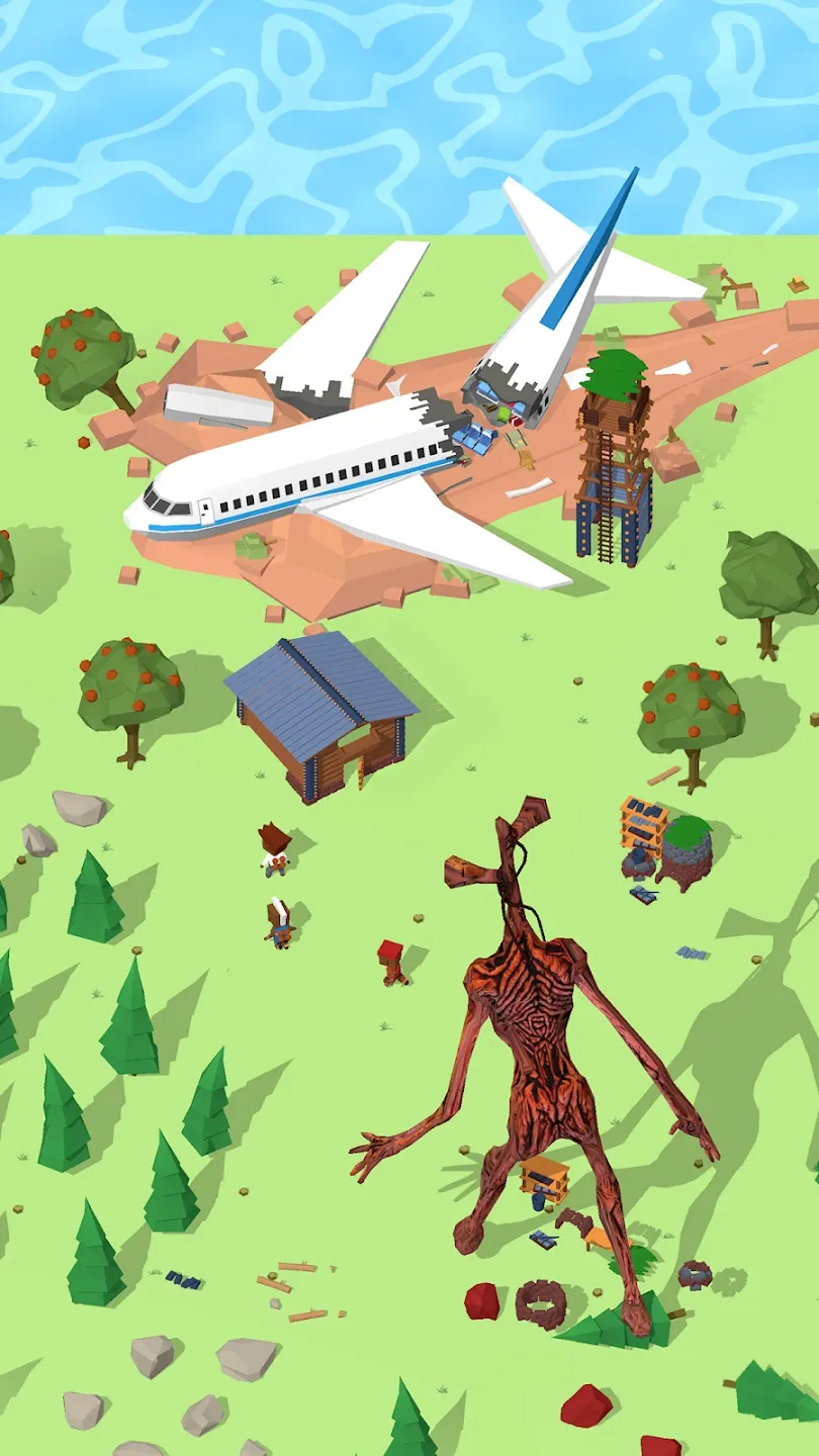 Isle Builder：Кликер Выживалка [мод: бесплатный крафт] Screenshot 5