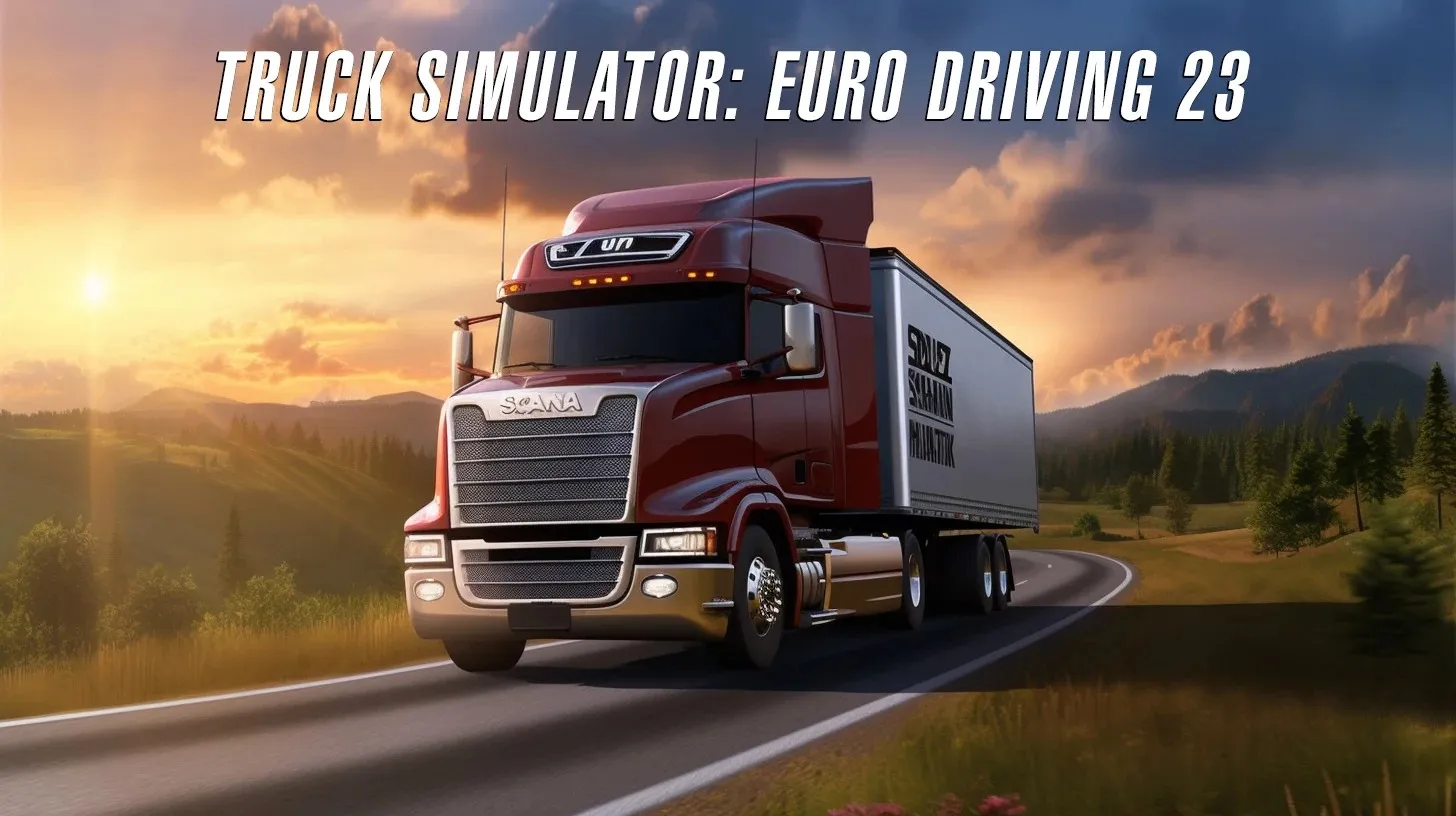 Truck Simulator: Euro Sim 23 [мод: много денег] Screenshot 1