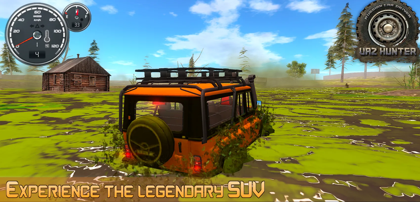 Симулятор вождения UAZ Hunter v1.4.3 APK Мод (Меню, Много денег) Screenshot 1