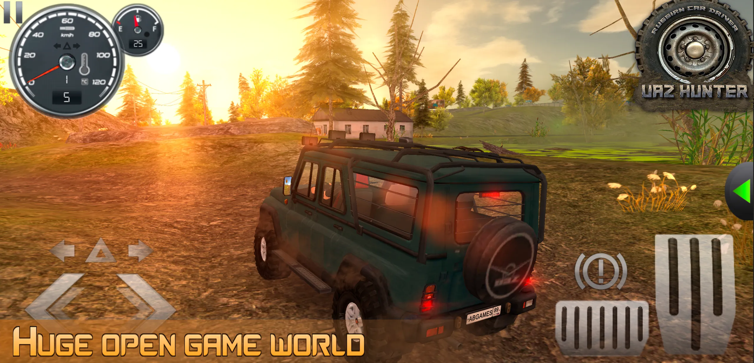 Симулятор вождения UAZ Hunter v1.4.3 APK Мод (Меню, Много денег) Screenshot 2