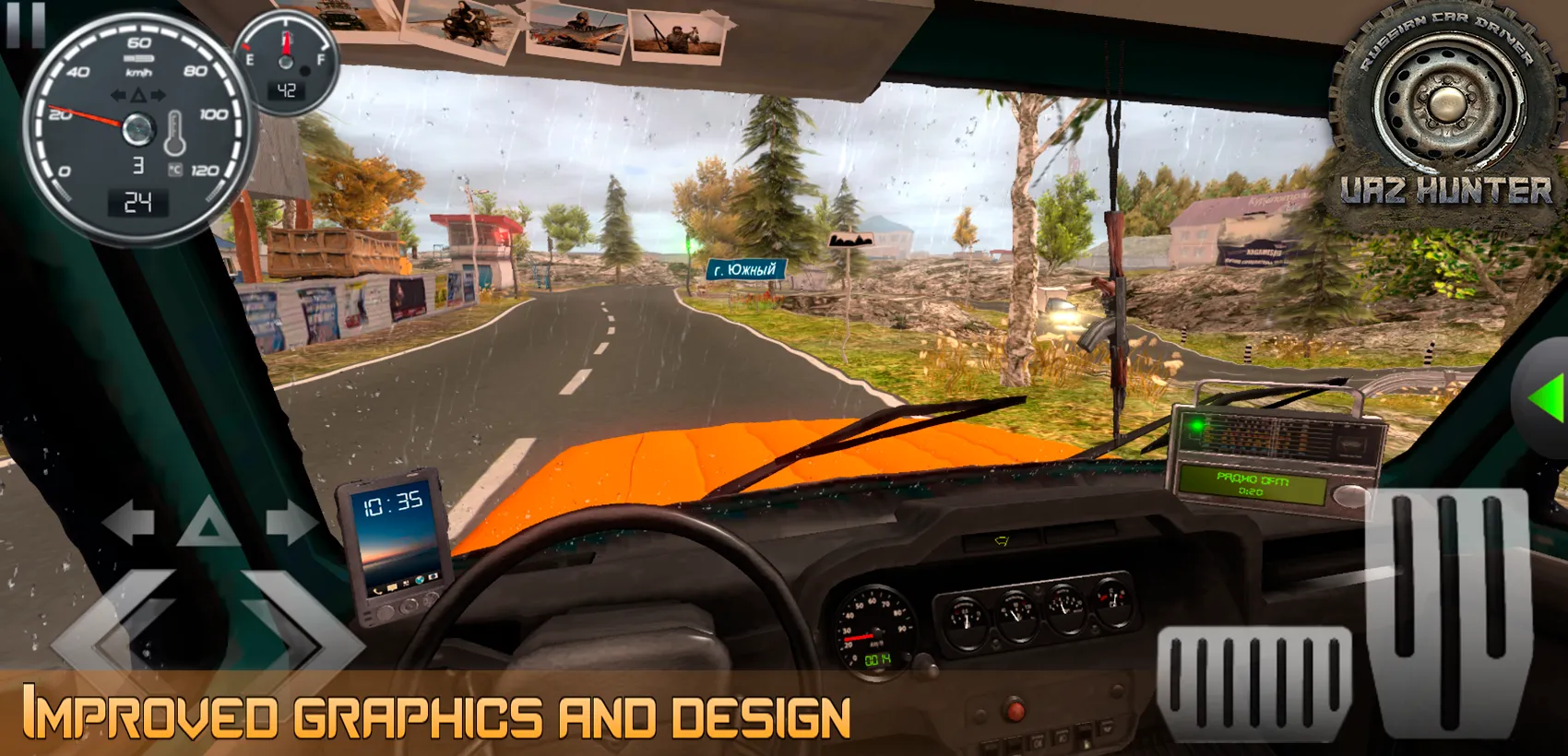 Симулятор вождения UAZ Hunter v1.4.3 APK Мод (Меню, Много денег) Screenshot 5