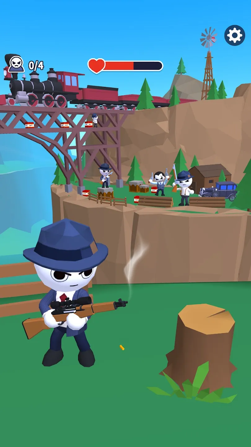 Mafia Sniper: Снайпер-шутер 3D [мод: много денег] Screenshot 5