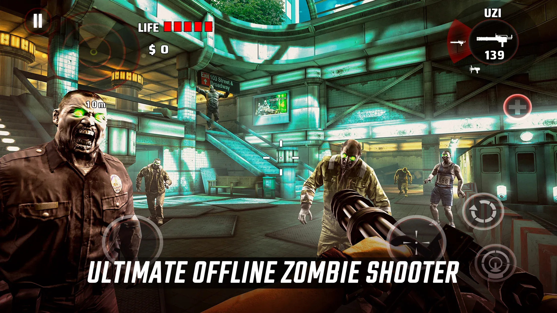 Dead Trigger v2.3.2 APK Мод (Много денег) Screenshot 1