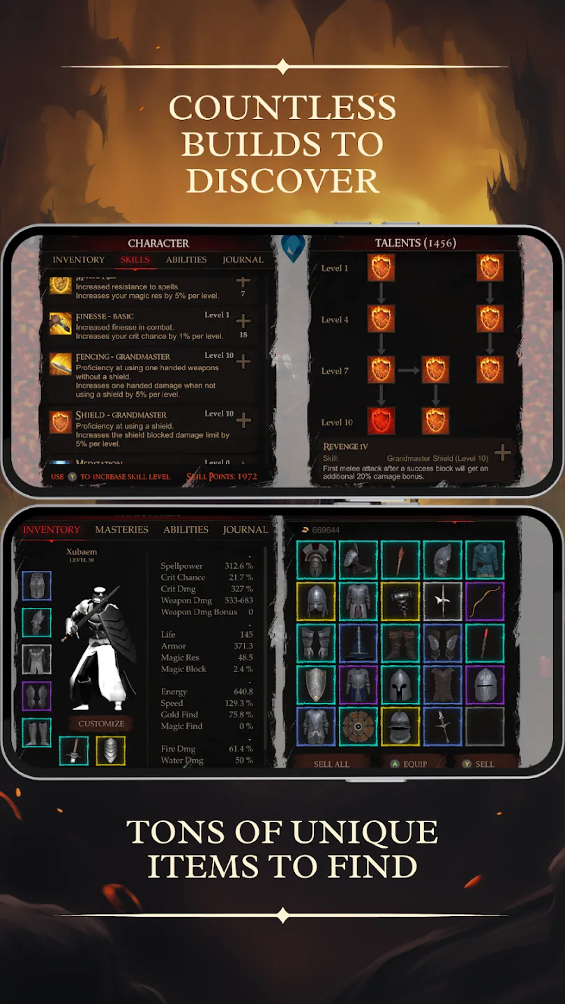 Powerlust v1.70.11 APK Мод (Меню, Много денег, Режим бога) Screenshot 3