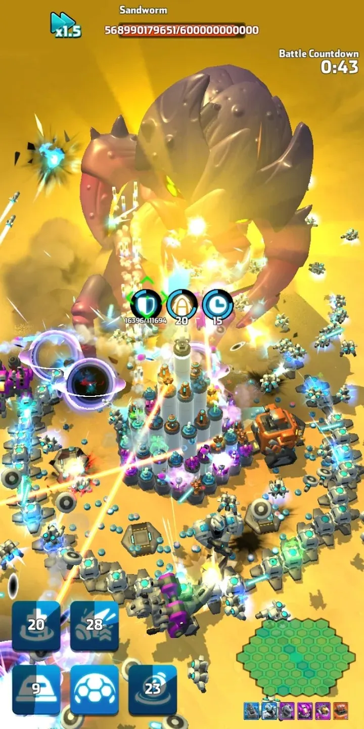 Mega Tower - игра защиты башни [мод: мега меню] Screenshot 1