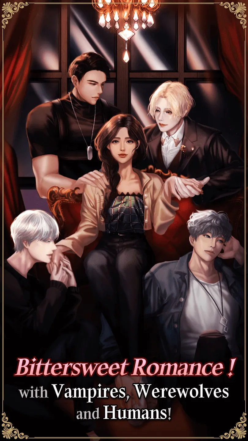 LUNA SONATA: Date With Vampire [мод: бесплатные премиум выборы] Screenshot 1
