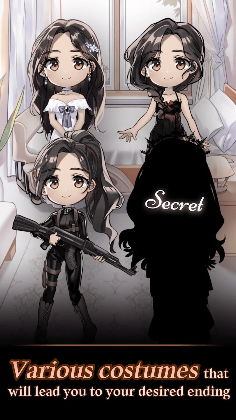 LUNA SONATA: Date With Vampire [мод: бесплатные премиум выборы] Screenshot 5