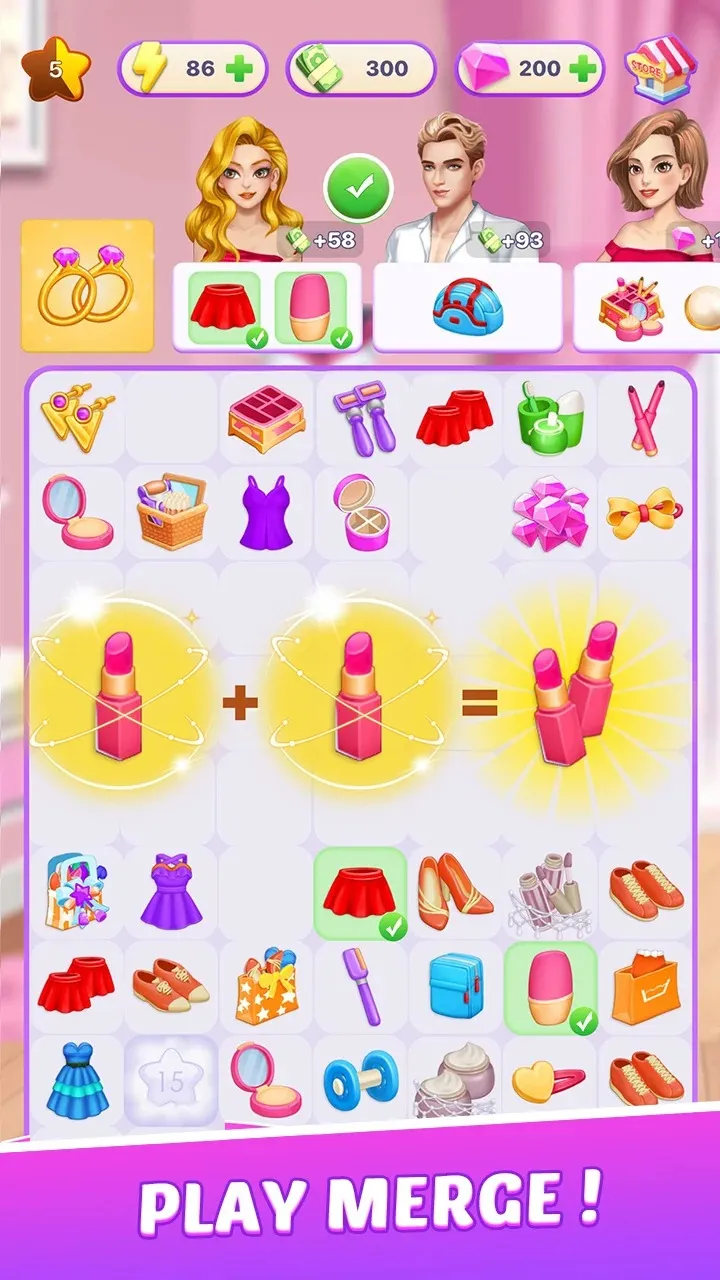 Love Paradise - Merge Makeover [мод: бесплатные покупки] Screenshot 5