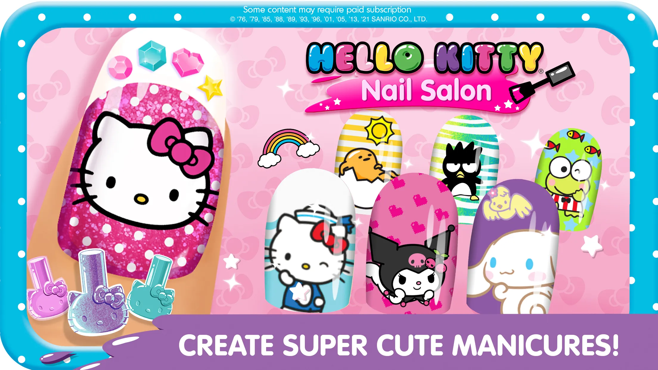 Маникюрный салон Hello Kitty v2025.3.1 APK Мод (Всё открыто) Screenshot 1