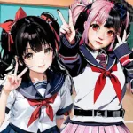 Скачать SchoolGirl AI 3D Anime Sandbox [мод: без рекламы] на Андроид