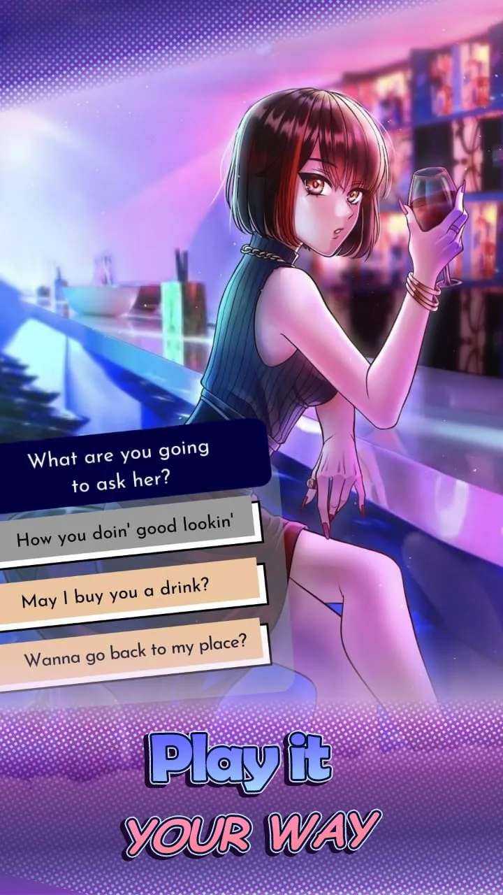 HaremKing - Waifu Dating Sim [мод: меню] Screenshot 1