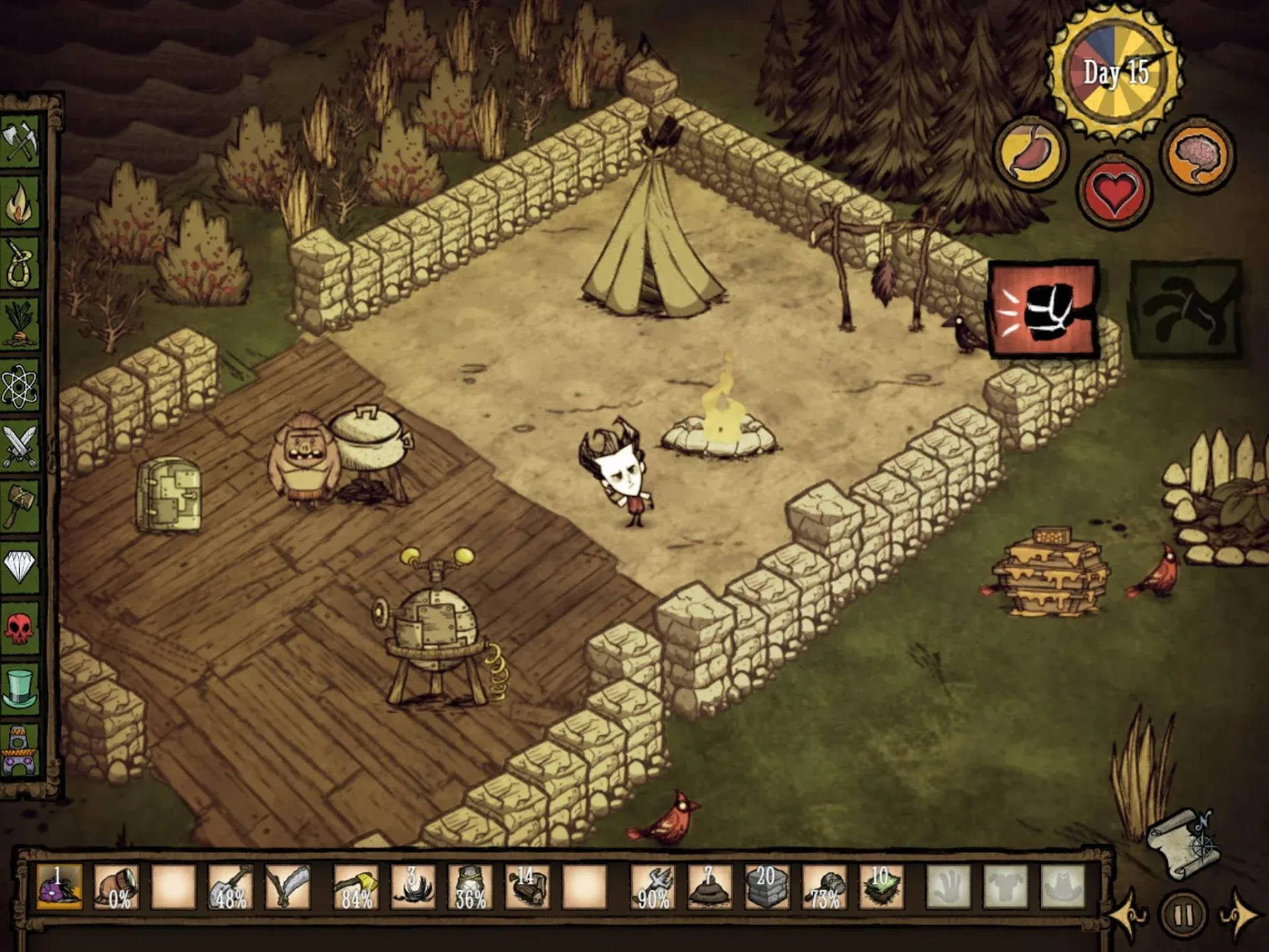 Don't Starve: Pocket Edition v1.19.21 APK Мод (Всё открыто) Screenshot 1