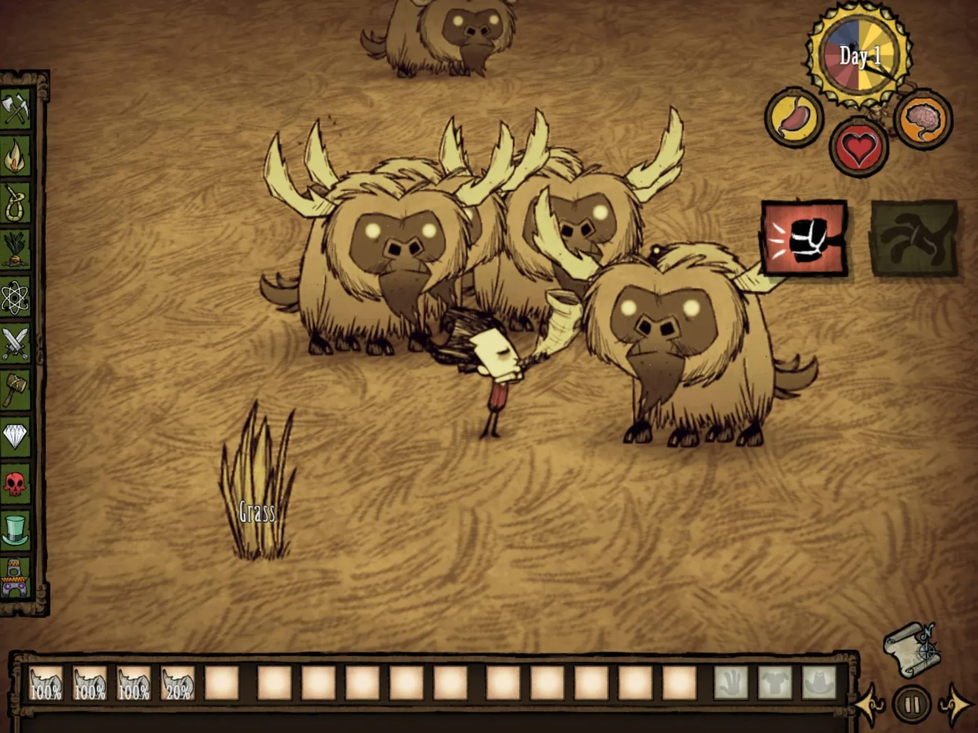 Don't Starve: Pocket Edition v1.19.21 APK Мод (Всё открыто) Screenshot 3