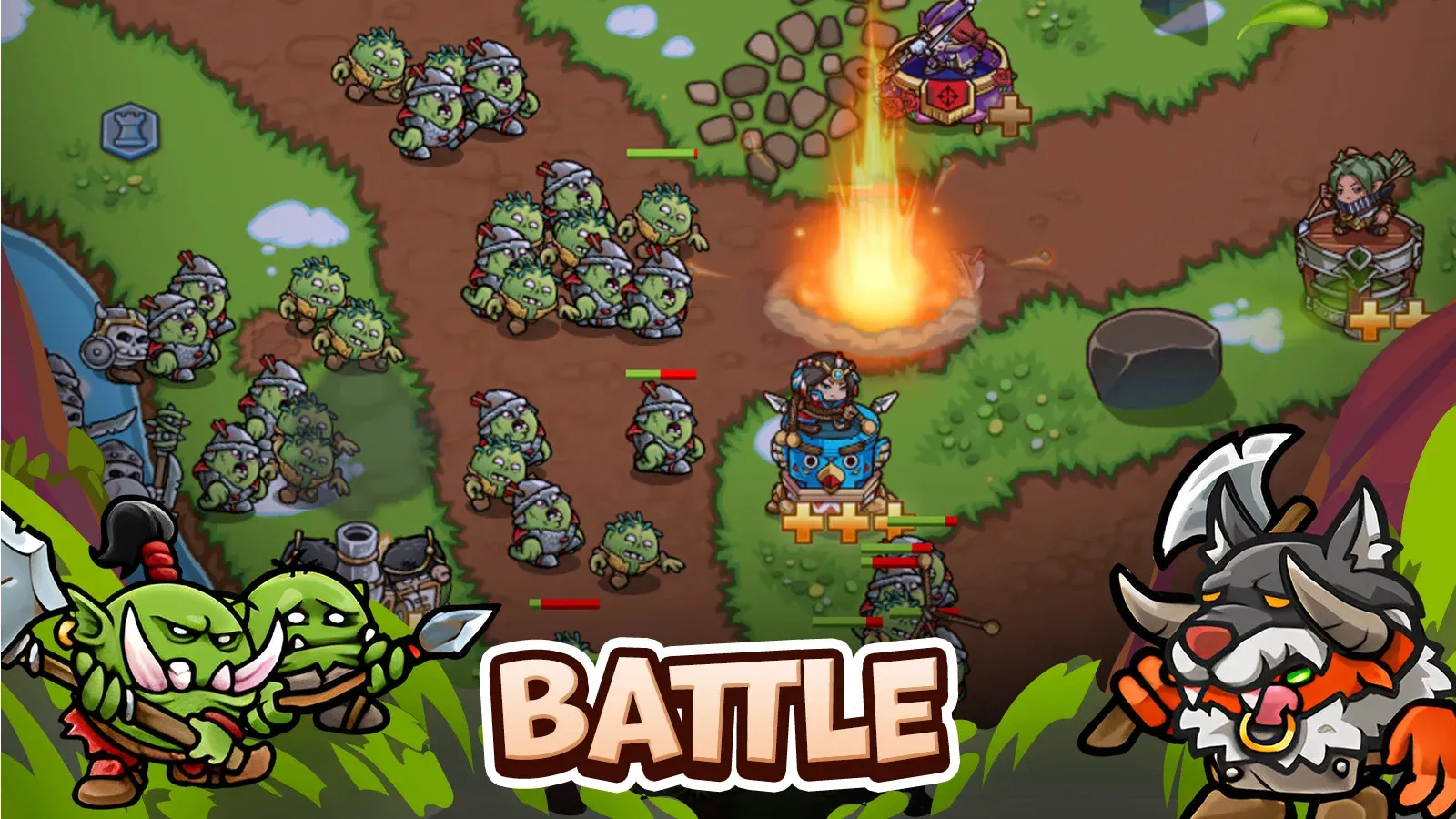 Crazy Defense Heroes v4.2.3 APK Мод (Меню, Много ресурсов) Screenshot 2
