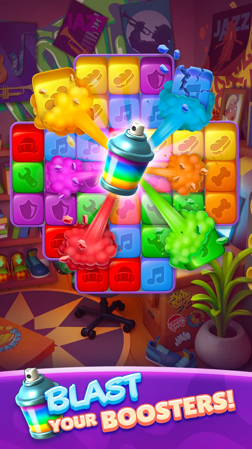 Subway Surfers Blast v1.29.0 APK Мод (Много жизней) Screenshot 3
