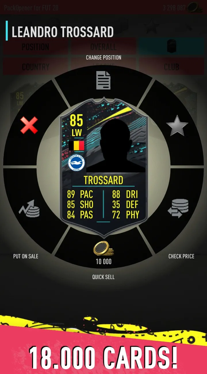 Pack Opener for FUT 20 by SMOQ [мод: бесплатные покупки] Screenshot 4