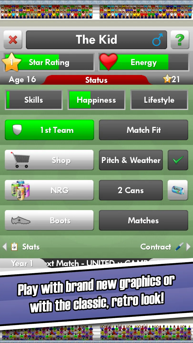 New Star™ Soccer v4.32 APK Мод (Много денег) Screenshot 2