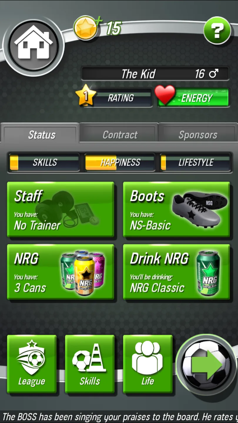 New Star™ Soccer v4.32 APK Мод (Много денег) Screenshot 4
