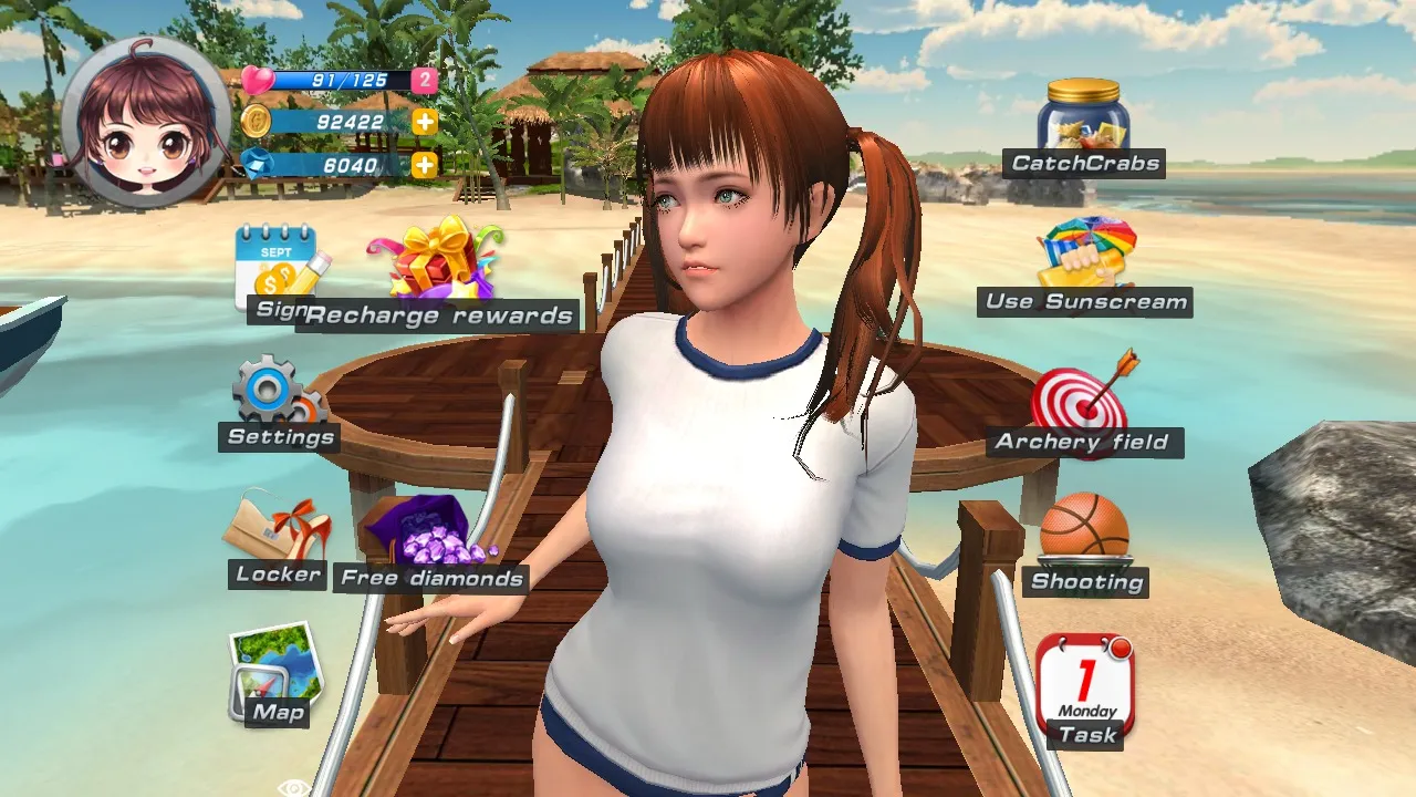 3D Virtual Girlfriend Offline Screenshot 1