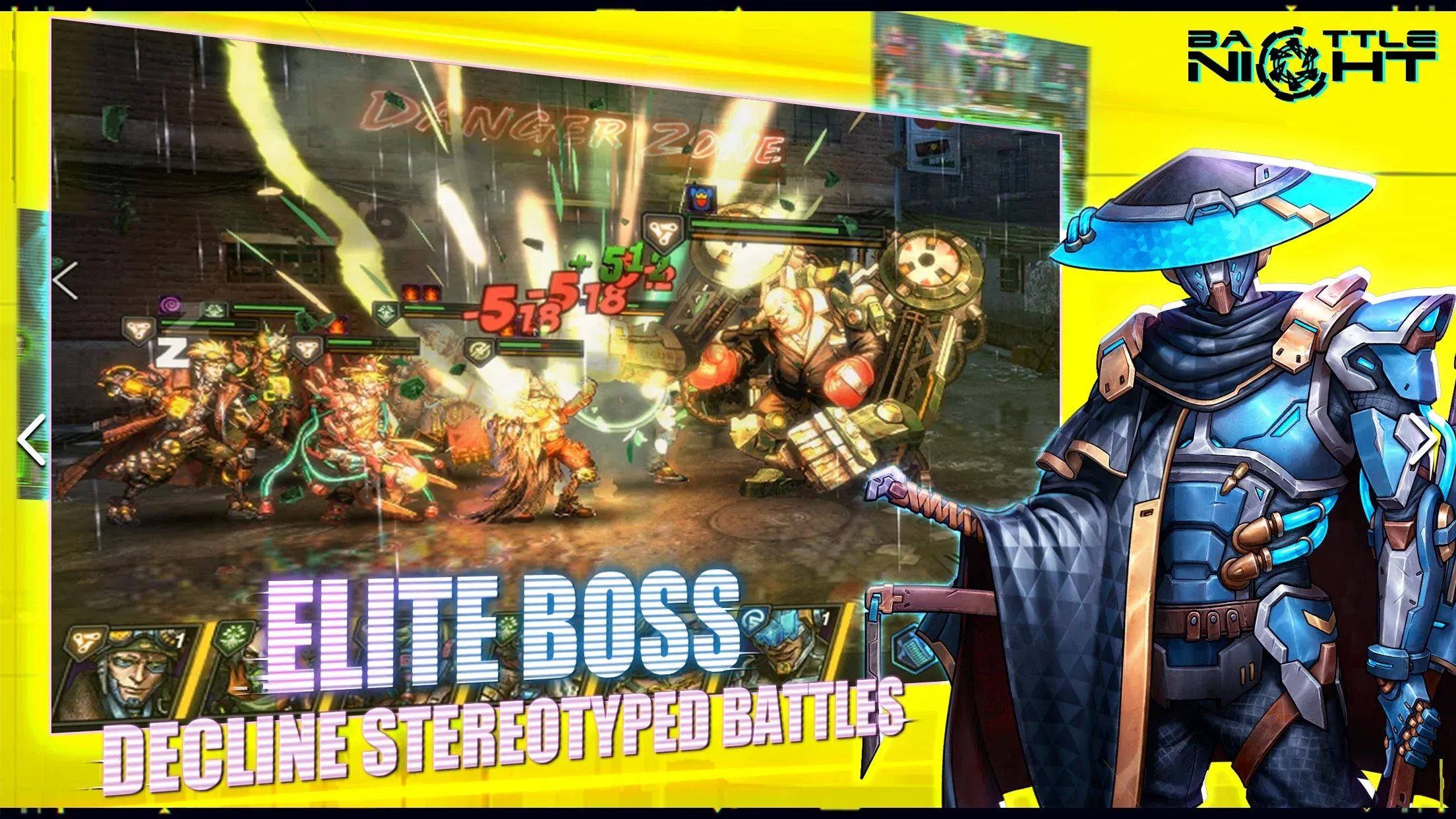 Battle Night: Cyberpunk RPG v1.9.11 APK Мод (Меню, Скорость игры) Screenshot 2 Battle Night: Cyberpunk RPG v1.9.11 APK Мод (Меню, Скорость игры) Screenshot 2